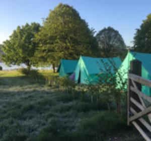 Tiverton Group Wimbleball Lake 2019 Frosty Tents